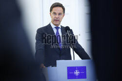 Sekretarz generalny NATO Mark Rutte z wizytą w Warszawie