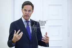 Sekretarz generalny NATO Mark Rutte z wizytą w Warszawie