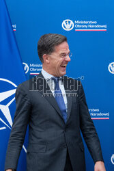 Sekretarz generalny NATO Mark Rutte z wizytą w Warszawie