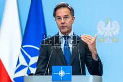 Sekretarz generalny NATO Mark Rutte z wizytą w Warszawie