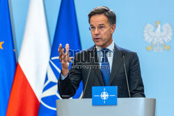 Sekretarz generalny NATO Mark Rutte z wizytą w Warszawie