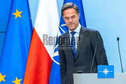 Sekretarz generalny NATO Mark Rutte z wizytą w Warszawie