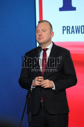 Konferencja prezesa PiS Jarosława Kaczyńskiego