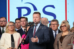 Konferencja prezesa PiS Jarosława Kaczyńskiego