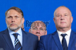 Konferencja prezesa PiS Jarosława Kaczyńskiego