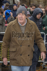 Jeremy Clarkson na proteście rolników w Londynie