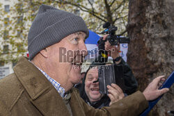 Jeremy Clarkson na proteście rolników w Londynie