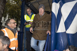 Jeremy Clarkson na proteście rolników w Londynie