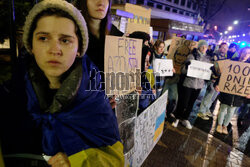 1000 Dzień Piekła - protest przed ambasadą Rosji