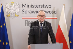 Konferencja ministra sprawiedliwości