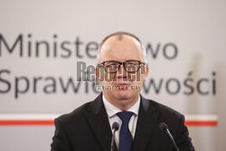 Konferencja ministra sprawiedliwości