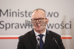 Konferencja ministra sprawiedliwości