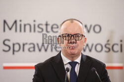 Konferencja ministra sprawiedliwości