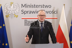 Konferencja ministra sprawiedliwości