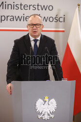 Konferencja ministra sprawiedliwości