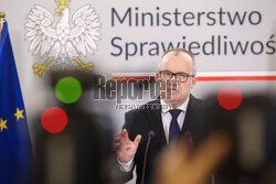 Konferencja ministra sprawiedliwości