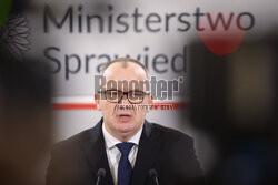 Konferencja ministra sprawiedliwości