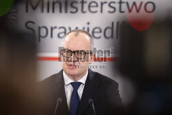 Konferencja ministra sprawiedliwości