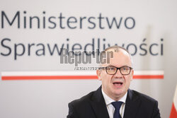 Konferencja ministra sprawiedliwości