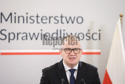 Konferencja ministra sprawiedliwości