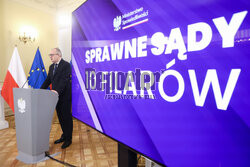 Konferencja ministra sprawiedliwości