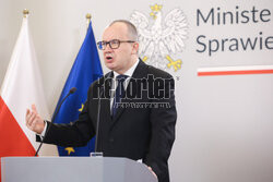 Konferencja ministra sprawiedliwości