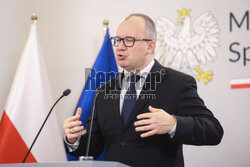 Konferencja ministra sprawiedliwości