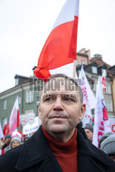 Protest ph. TAK dla edukacji! NIE dla deprawacji!