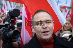 Protest ph. TAK dla edukacji! NIE dla deprawacji!