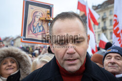 Protest ph. TAK dla edukacji! NIE dla deprawacji!