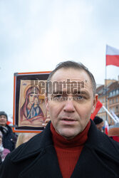 Protest ph. TAK dla edukacji! NIE dla deprawacji!