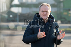 Donald Tusk w Porcie Gdańsk