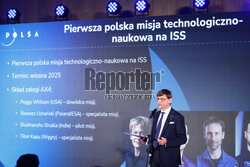 Ogłoszenie nazwy pierwszej polskiej misji technologiczno-naukowej na ISS