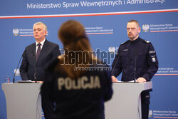 Konferencja dot. planów działania Policji w 2025 r.