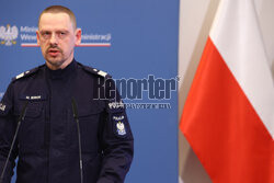 Konferencja dot. planów działania Policji w 2025 r.