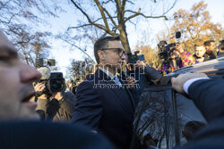 Konferencja Zbigniewa Ziobry i posłów PiS przed KPRM