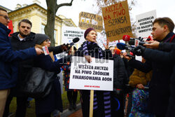 Protest w sprawie ustawy o asystencji osobistej dla OzN