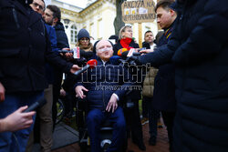 Protest w sprawie ustawy o asystencji osobistej dla OzN