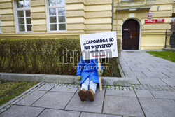 Protest w sprawie ustawy o asystencji osobistej dla OzN