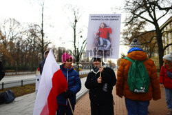 Protest w sprawie ustawy o asystencji osobistej dla OzN