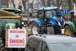 Protest rolników wobec umowy UE-Mercosur