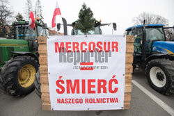 Protest rolników wobec umowy UE-Mercosur