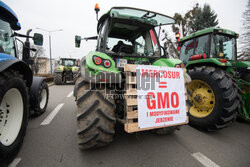 Protest rolników wobec umowy UE-Mercosur