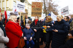 Protest w sprawie ustawy o asystencji osobistej dla OzN