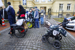 Protest w sprawie ustawy o asystencji osobistej dla OzN