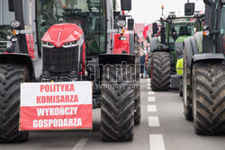 Protest rolników wobec umowy UE-Mercosur