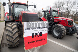 Protest rolników wobec umowy UE-Mercosur