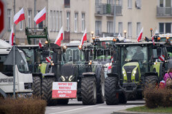 Protest rolników wobec umowy UE-Mercosur