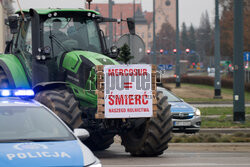 Protest rolników wobec umowy UE-Mercosur