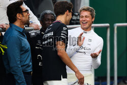 Brad Pitt na F1 Abu Dhabi Grand Prix